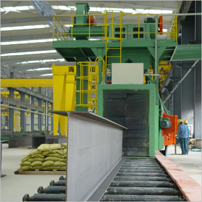 H型鋼拋丸機(jī)，工字鋼專用拋丸清理機(jī)